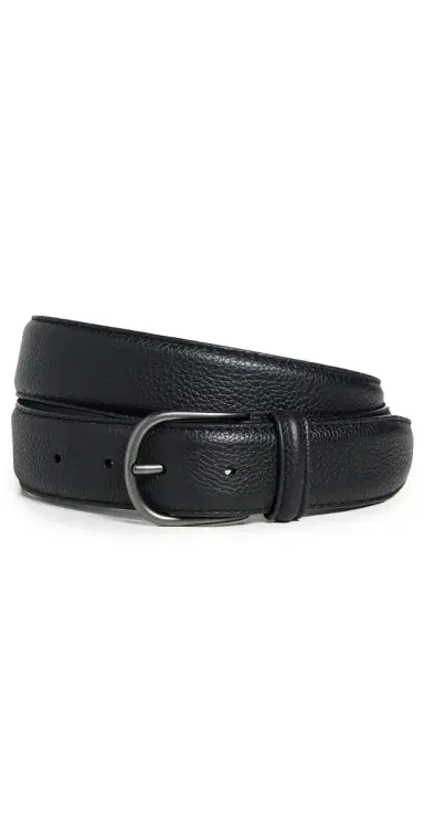 Anderson's Textured Leather Belt Black N1 32 | Thumbnail 1