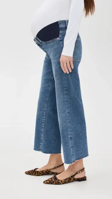 DL1961 Hepburn Wide Leg Petite Maternity Jeans | Thumbnail 4 DL1961 Hepburn Wide Leg Petite Maternity Jeans | Thumbnail 4