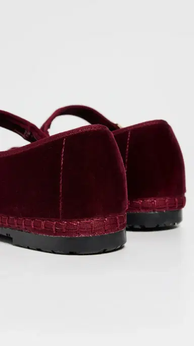 Flabelus Lucrecia Velvet Mary Jane Flats Lucrecia 35 | Thumbnail 4 Flabelus Lucrecia Velvet Mary Jane Flats Lucrecia 35 | Thumbnail 4