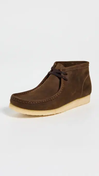 Clarks Leather Wallabee Boots Beeswax 10 | Thumbnail 2
