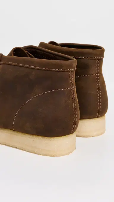 Clarks Leather Wallabee Boots Beeswax 10 | Thumbnail 3
