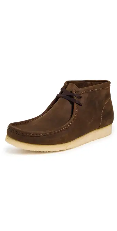 Clarks Leather Wallabee Boots Beeswax 10 | Thumbnail 1