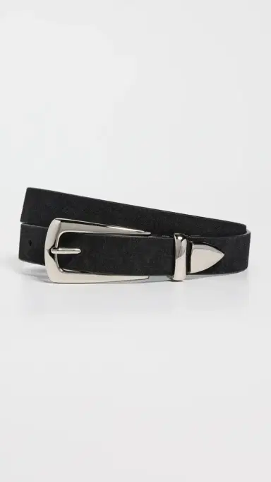 Favorite Daughter The Suede Statement Belt Black/Polished Nic | Thumbnail 2