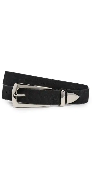 Favorite Daughter The Suede Statement Belt Black/Polished Nic | Thumbnail 1