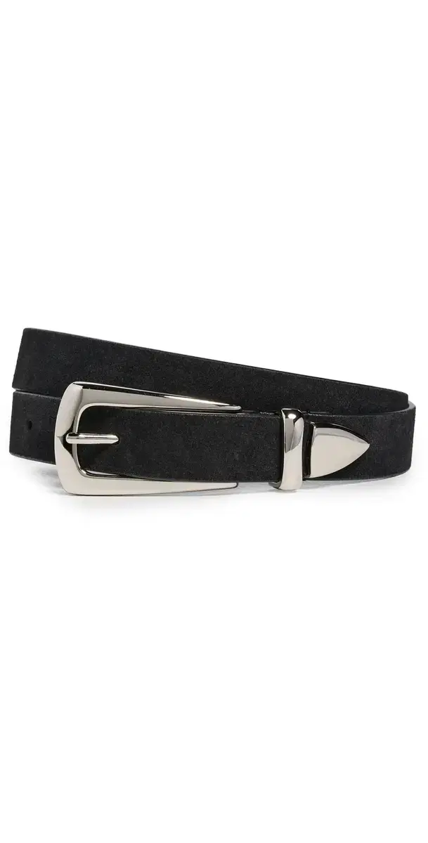 Favorite Daughter The Suede Statement Belt Black/Polished Nic
