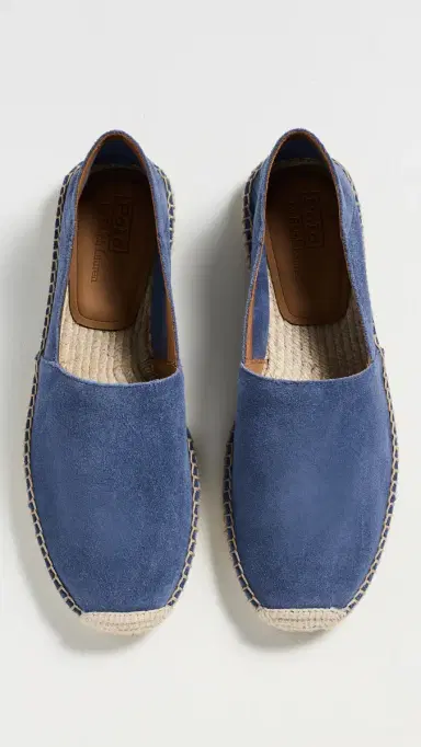 Polo Ralph Lauren Cevio Suede Espadrilles Light Navy 8 | Thumbnail 4