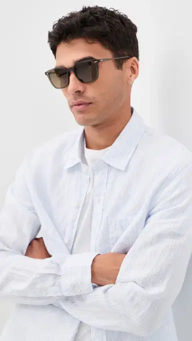 Oliver Peoples Eyewear Laedin Sunglasses Inkwell/Sandstone Grad One Size | Thumbnail 4 Oliver Peoples Eyewear Laedin Sunglasses Inkwell/Sandstone Grad One Size | Thumbnail 4