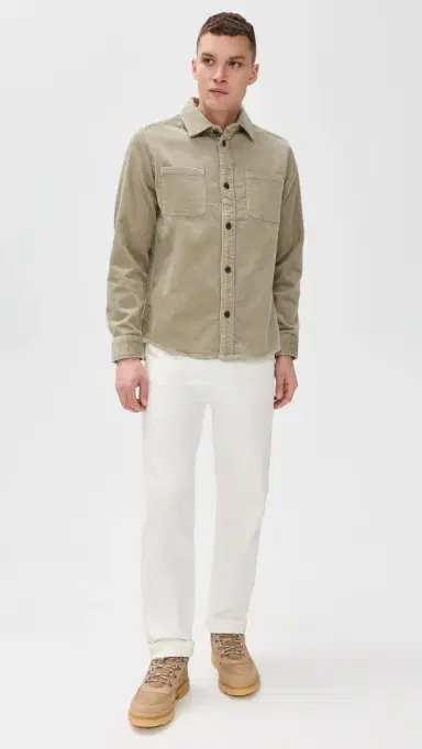 Les Deux Kody Corduroy Overshirt ight Sand | Thumbnail 5 Les Deux Kody Corduroy Overshirt ight Sand | Thumbnail 5