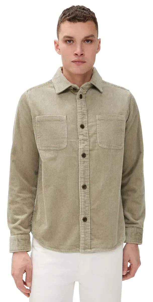 Kody Corduroy Overshirt ight Sand