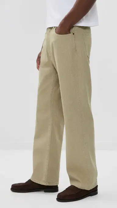 Jeanerica Vega Loose Straight Leg Jeans Mirage Rinse | Thumbnail 4