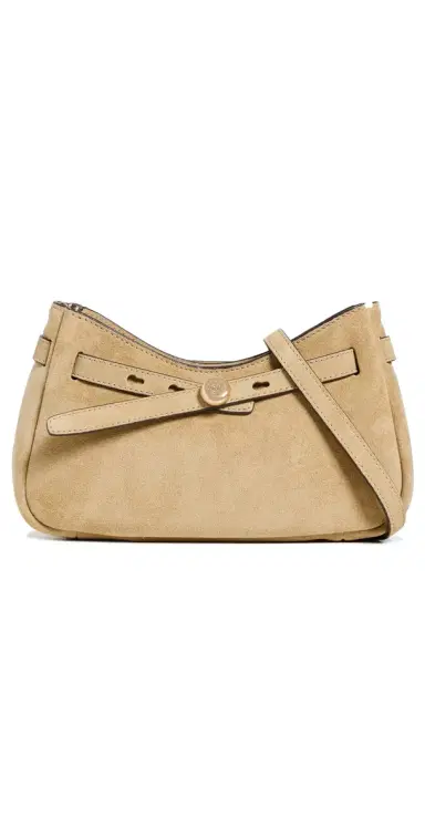 Tory Burch Romy Suede Zip Top Crossbody Bag | Thumbnail 1 Tory Burch Romy Suede Zip Top Crossbody Bag | Thumbnail 1