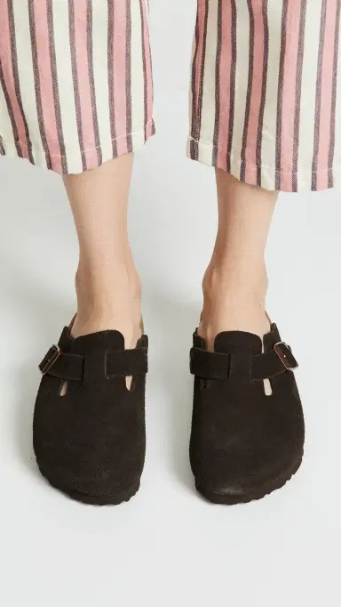 Birkenstock Boston Soft Footbed Narrow Clogs Mocha 36 | Thumbnail 3