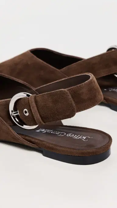 Jeffrey Campbell Scone Flats Espresso Suede | Thumbnail 4