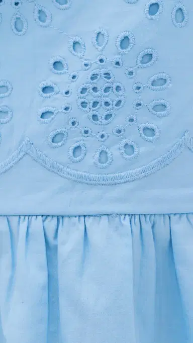 Playa Lucila Eyelet Midi Dress Baby Blue | Thumbnail 6 Playa Lucila Eyelet Midi Dress Baby Blue | Thumbnail 6