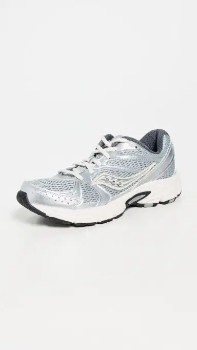SAUCONY Ride Millennium Sneakers Silver/Cream | Thumbnail 2