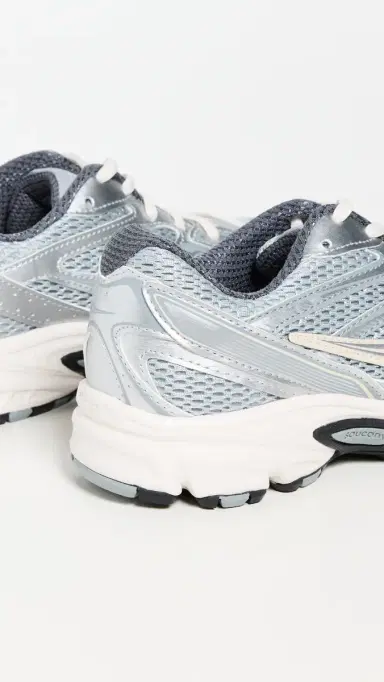 SAUCONY Ride Millennium Sneakers Silver/Cream | Thumbnail 4