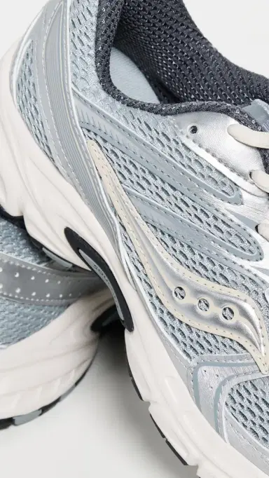 SAUCONY Ride Millennium Sneakers Silver/Cream | Thumbnail 6