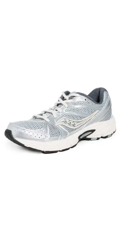 SAUCONY Ride Millennium Sneakers Silver/Cream | Thumbnail 1