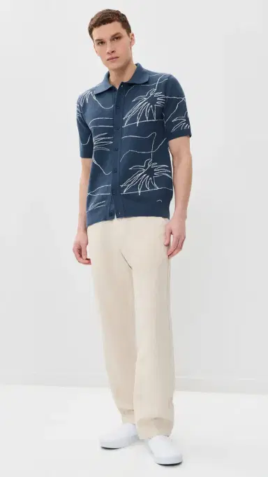 Far Afield The Palms Knit Collared Shirt | Thumbnail 5 Far Afield The Palms Knit Collared Shirt | Thumbnail 5