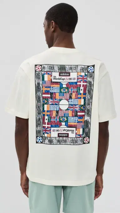 Adidas Archive Country Flag Tee Off White M | Thumbnail 3