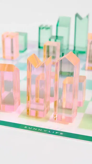Sunnylife Lucite Chess & Checkers Ombre | Thumbnail 4