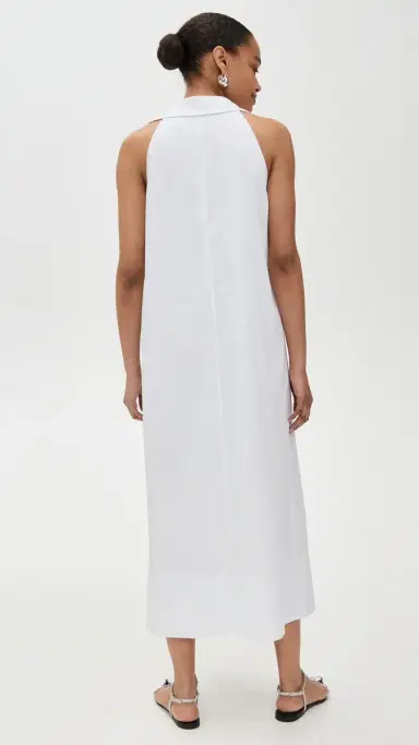 SIMONMILLER Nava Poplin Midi Dress acadamia | Thumbnail 3