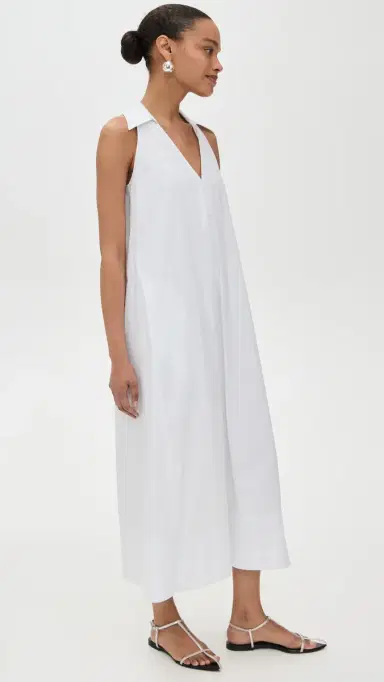 SIMONMILLER Nava Poplin Midi Dress acadamia | Thumbnail 4