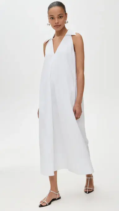 SIMONMILLER Nava Poplin Midi Dress acadamia | Thumbnail 5