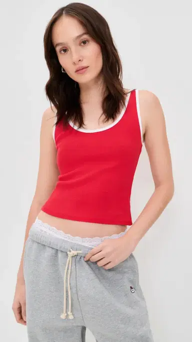 Free People Moxie Tank High Risk Red Combo M | Thumbnail 2
