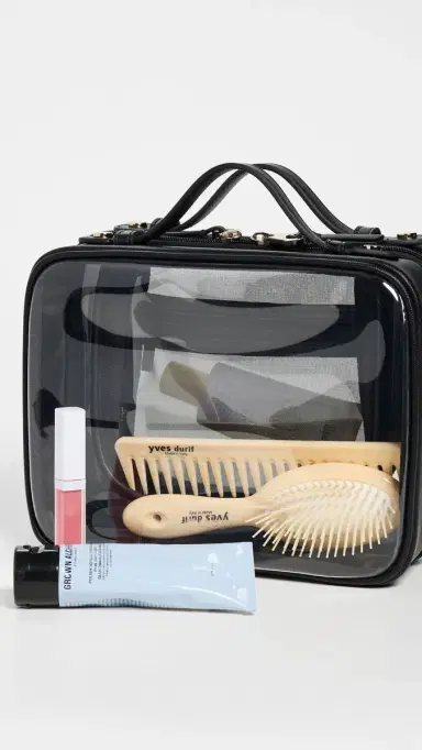 CALPAK Medium Clear Cosmetics Case | Thumbnail 3