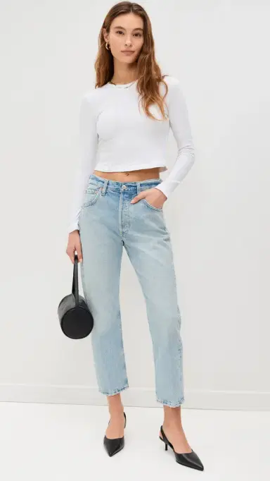 Citizens of Humanity Winslow Cropped Boyfriend Jeans Blaire 27 | Thumbnail 5