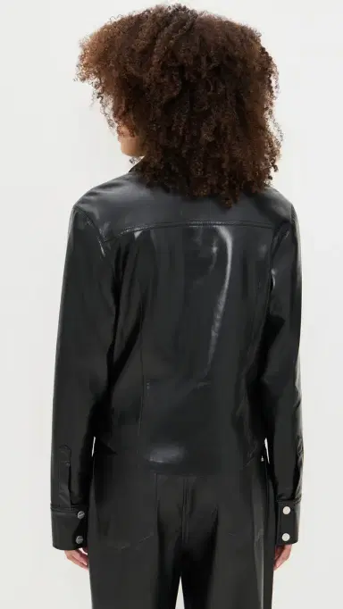 Nanushka Bogna Faux Leather Top Black S | Thumbnail 3 Nanushka Bogna Faux Leather Top Black S | Thumbnail 3