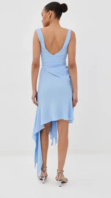 The Attico Mini Draped Dress | Thumbnail 3 The Attico Mini Draped Dress | Thumbnail 3