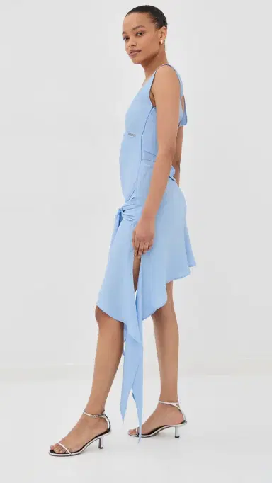 The Attico Mini Draped Dress | Thumbnail 4 The Attico Mini Draped Dress | Thumbnail 4