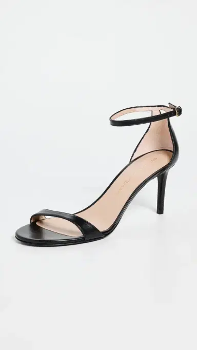 Stuart Weitzman Nudist II Sandal 5 Black | Thumbnail 2