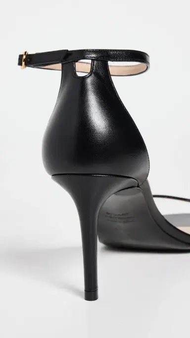 Stuart Weitzman Nudist II Sandal 5 Black | Thumbnail 4