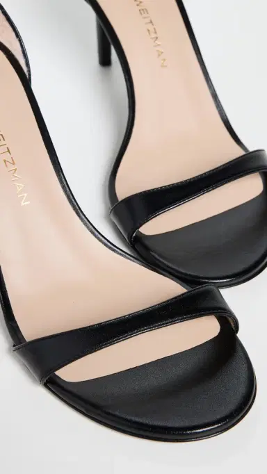 Stuart Weitzman Nudist II Sandal 5 Black | Thumbnail 6