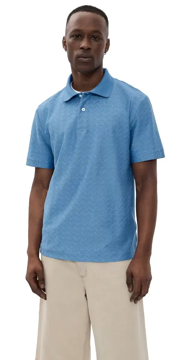 hort leeve Polo Light Blue Tones