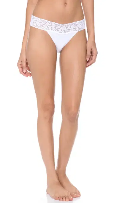 Hanky Panky Original Rise Cotton 3 Pack Black/White/Chai One Size | Thumbnail 2