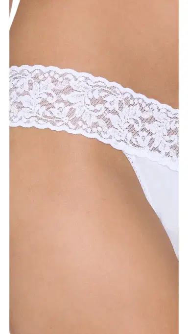 Hanky Panky Original Rise Cotton 3 Pack Black/White/Chai One Size | Thumbnail 3