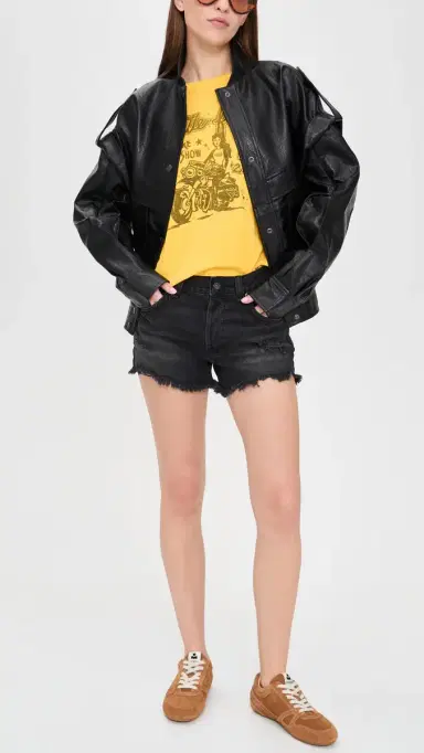 Free People Now Or Never Denim Shorts Zodiac 28 | Thumbnail 5 Free People Now Or Never Denim Shorts Zodiac 28 | Thumbnail 5