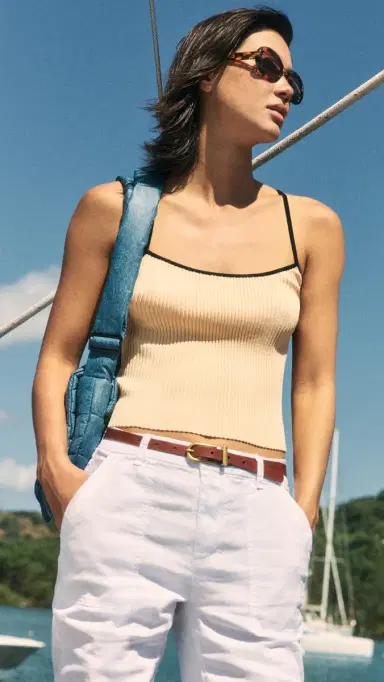 Staud Soleil Top Fennel Multi M | Thumbnail 6