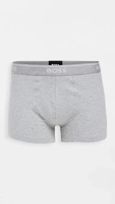 BOSS Classic Cotton 3 Pack Trunks Grey S | Thumbnail 3 BOSS Classic Cotton 3 Pack Trunks Grey S | Thumbnail 3
