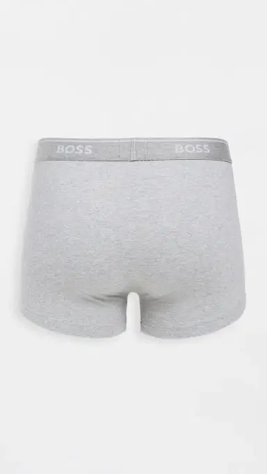 BOSS Classic Cotton 3 Pack Trunks Grey S | Thumbnail 4 BOSS Classic Cotton 3 Pack Trunks Grey S | Thumbnail 4