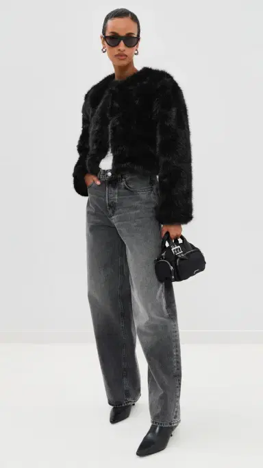 BLANKNYC Cash Flow Faux Fur Jacket Black M | Thumbnail 5 BLANKNYC Cash Flow Faux Fur Jacket Black M | Thumbnail 5