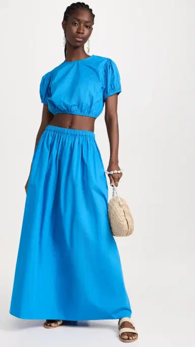Playa Lucila Maxi Skirt Blue | Thumbnail 5