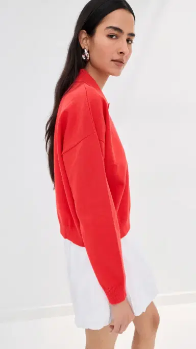 LE BOP Zadie Crop Polo Flame | Thumbnail 5