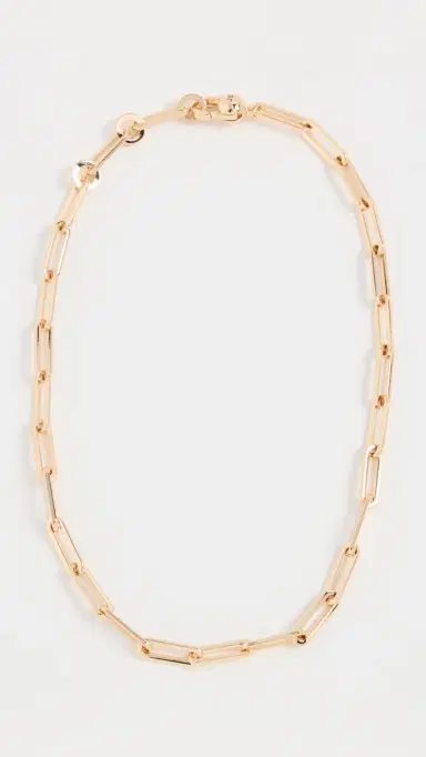 JENNY BIRD Andi Slim Chain Necklace High Polish Gold One Size | Thumbnail 2