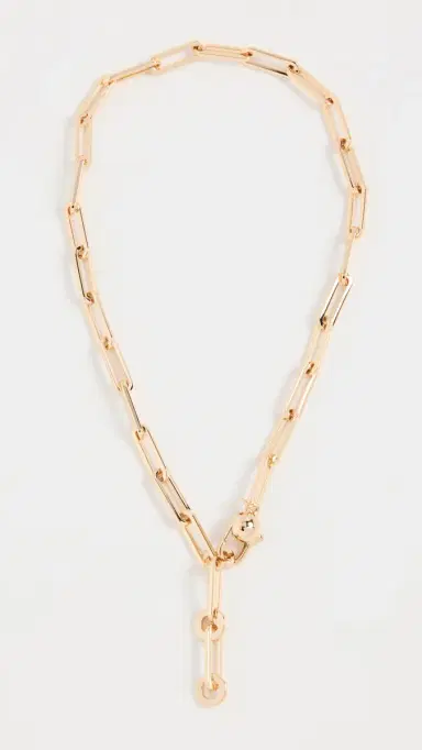 JENNY BIRD Andi Slim Chain Necklace High Polish Gold One Size | Thumbnail 4