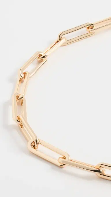 JENNY BIRD Andi Slim Chain Necklace High Polish Gold One Size | Thumbnail 5